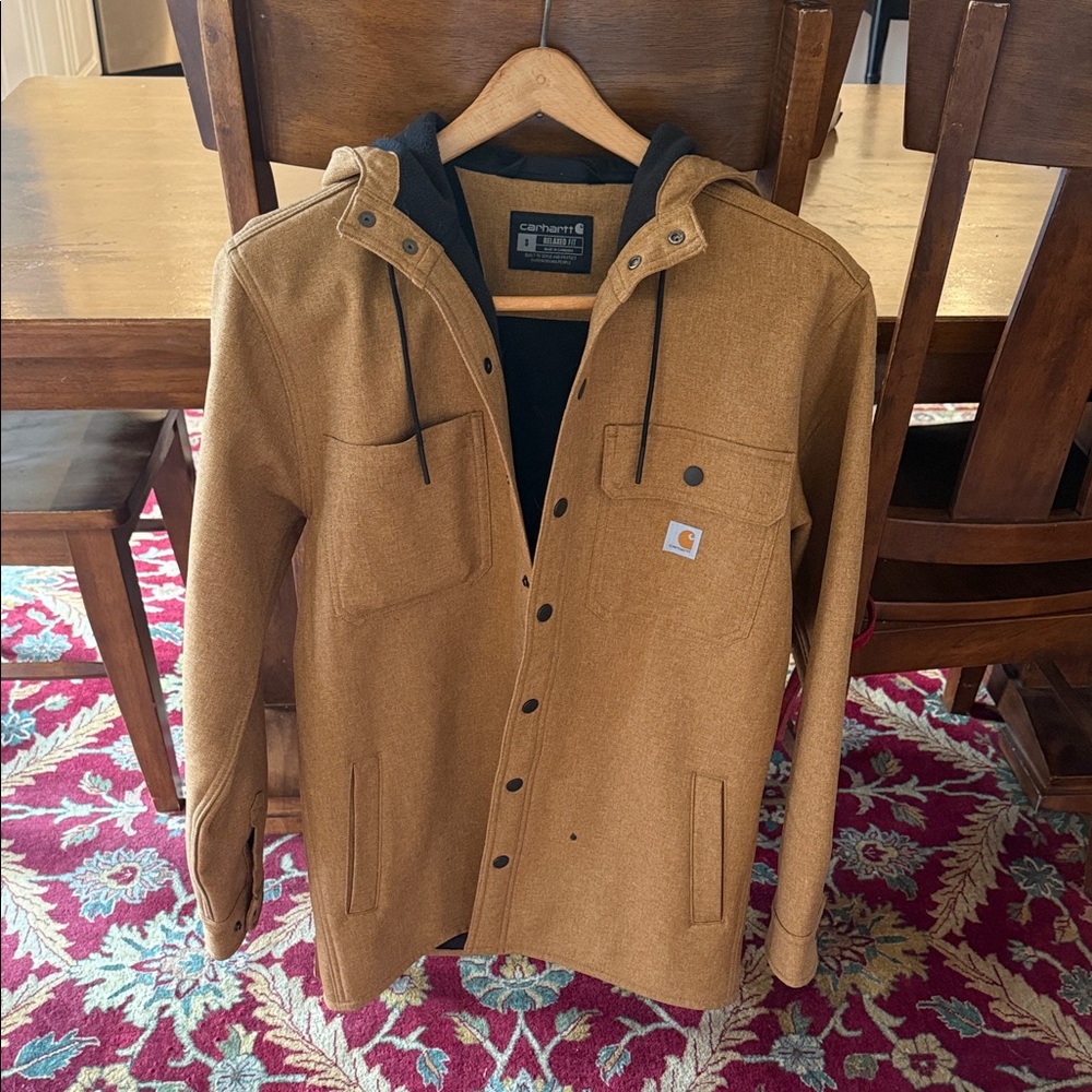Carhartt Men's Hooded Field Jacket in Carhartt Brown
